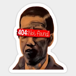 404 Not Found Sticker